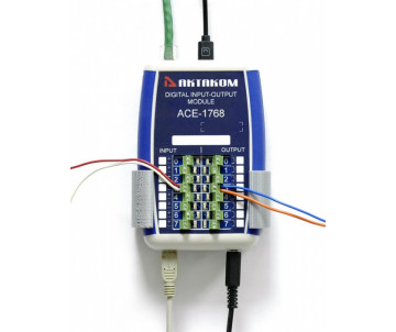 АСЕ-1768 USB/LAN модуль дискретного ввода-вывода 8-канальный