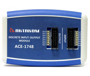 АСЕ-1748 USB/LAN модуль дискретного ввода-вывода 8-канальный