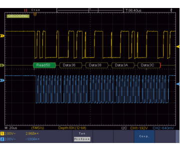 ADS-6000DEC Опция декодирования I2C/SPI/RS232