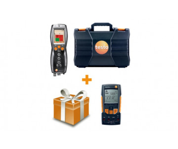 Комплект testo 330-1 LL Nox + Мультиметр testo 760-2 с магнитным креплением