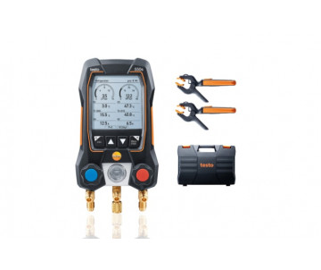 testo 550s Комплект 2 - Умный цифровой манометрический коллектор и беспроводные зонды-зажимы температуры